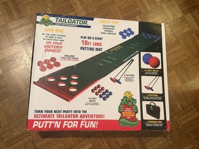 Tailgator Putt'n For Fun Golf Putting Mat Game NIB Brand New Sealed Party Set