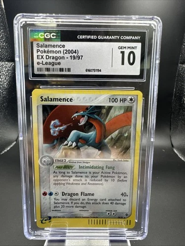 (CGC 10) SALAMENCE EX DRAGON E-LEAGUE PROMO 19/97