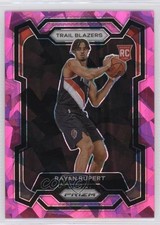 2023-24 Panini Prizm Pink Ice Prizm Rayan Rupert #140 0ms5