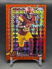 2025 Topps Chrome - Noah Brown #293 - Orange Geometric 15/25