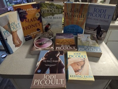 Jodi Picoult Book Lot  Of 10. HC & PB. Family Relationships Romance
