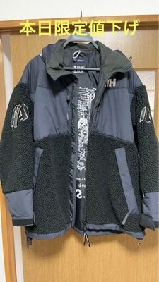 JohnUNDERCOVER × HELLY HANSEN Fleece Jacket, Men's, Polyester, Black, Size XS