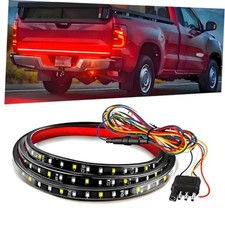 48in Truck Tailgate Light Strip,Red White Brake Turn Signal 48in/49in White Red