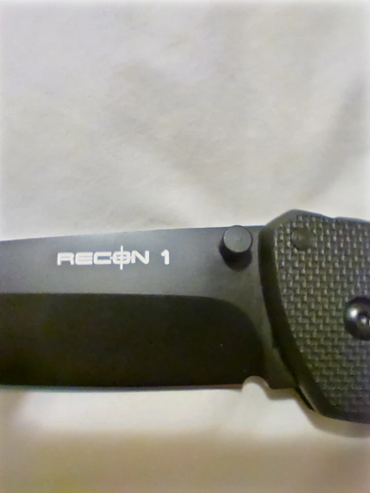 cold steel recon 1 tanto DLC Coating Grn Handle - Image 2 of 4