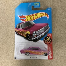 Hot Wheels “HW Flames” ‘63 Chevy II 7/10 - New In Box