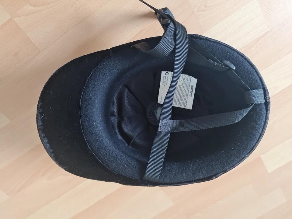 Harry's Horse Reithelm, Samtbezug, dunkelbraun, Modell MK121A-21, Gr. 55 - Bild 3 von 4