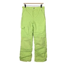 COLUMBIA YOUTH BUGABOO OMNI-TECH SNOW PANTS – LIME GREEN – SIZE L (14/16)