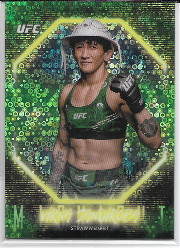 Carte UFC Topps Chrome 2024 Virna Jandiroba #194 - Signée, Chromée, état Proche Du Neuf