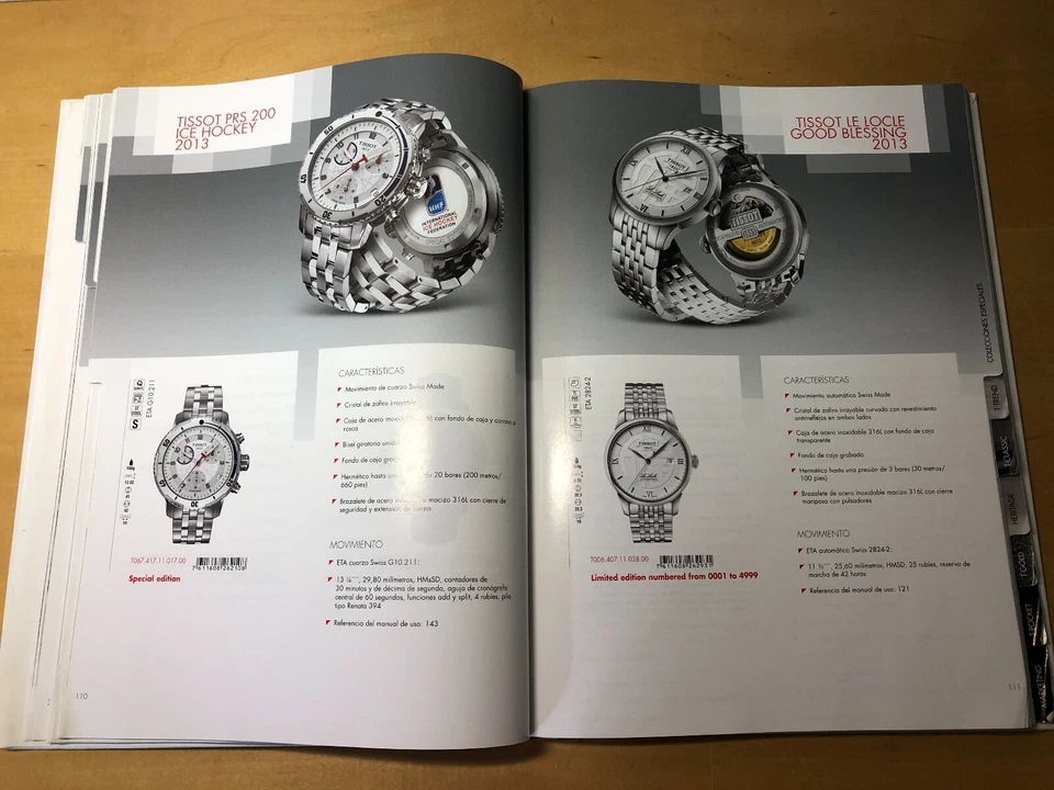 TISSOT Guidelines General Catalogue 2013 2014 - Watch Collection - Spanish Foto 4 de 4