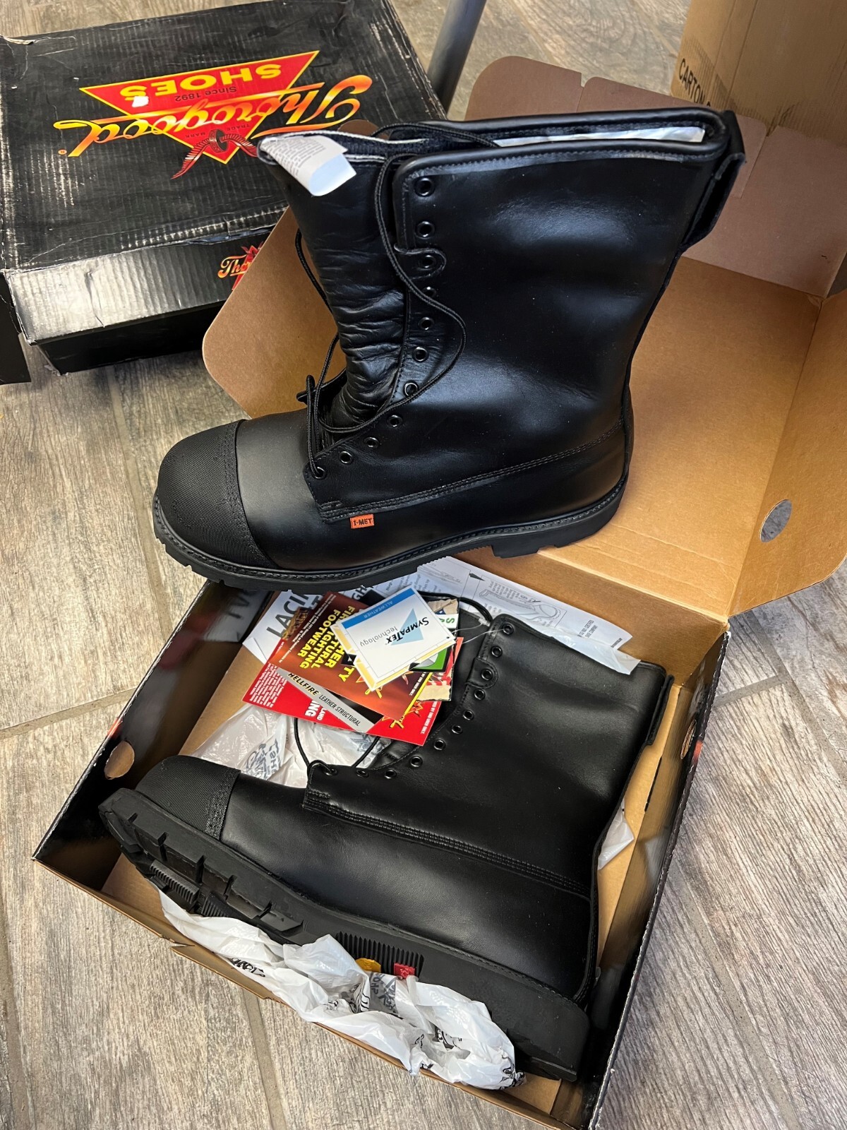 Thorogood hellfire Steel Toe boots eBay