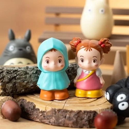 Studio Ghibli My Neighbor Totoro Collection Figure Full Set of 10 - Picture 6 of 11