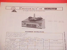 1970 AUTOMATIC AM RADIO SERVICE MANUAL RTR-7284 7284A CHEVROLET GMC FORD DODGE