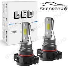 2X LED Fog Lights 6000K Bulbs For Dodge Grand Caravan 2010 2011 2012 2013 - 2019