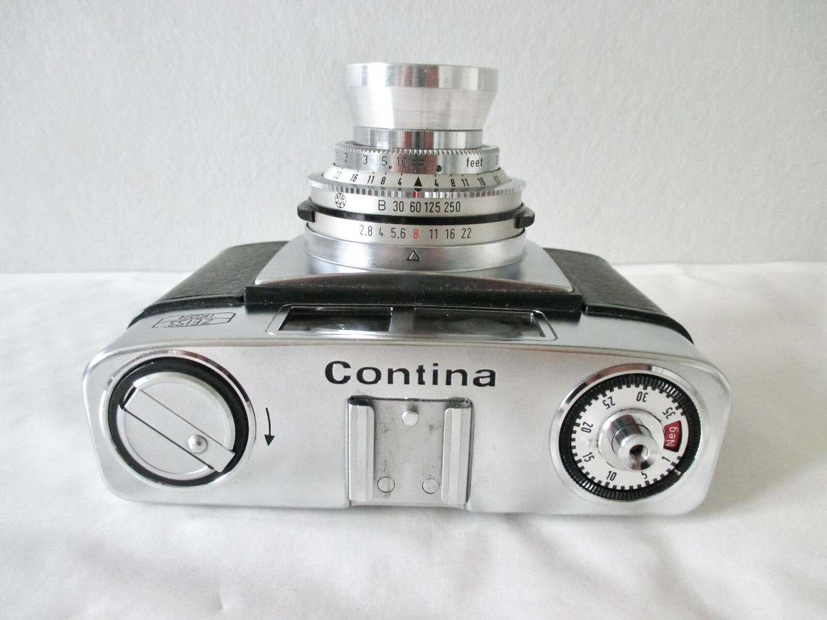 Objectif Zeiss Ikon Contina Pantar 45mm F/2.8 - Pour Appareil Argentique, Avec étui, Occasion