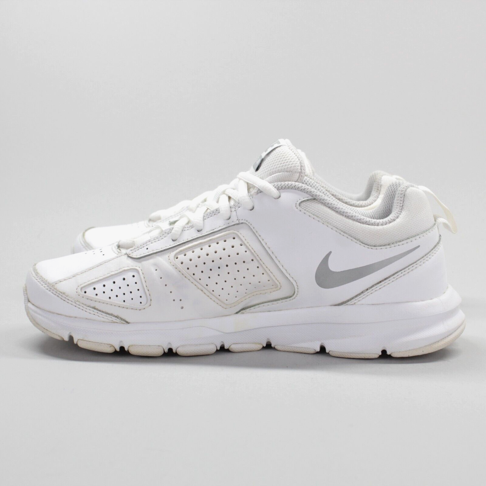 Nike TLite XI Womens Size 8.5 White/Silver Leather Athletic Shoes