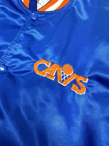 Giacca Vintage Starter Cleveland Cavaliers CAVS Raso NBA Adulto Taglia Media M - Foto 8 di 8