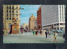 E4701 Australia SA Adelaide King William St North Tce vintage postcard