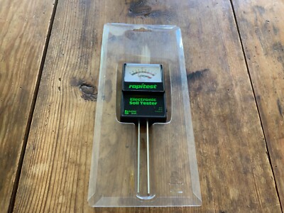 RAPITEST SOIL LAWN FLOWER PLANT TEST METER GARDEN TESTER pH USED