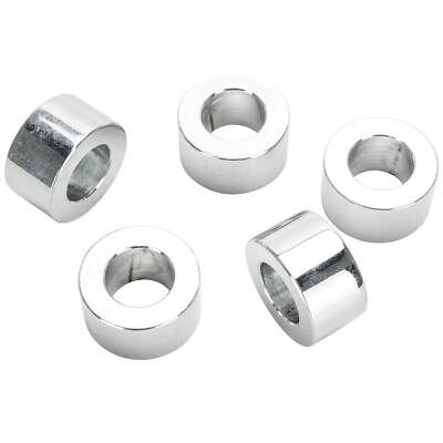 #SPC-030 1/2 ID x 1/2 Length Chrome Plated Steel Universal Spacer 5 Pack Colony