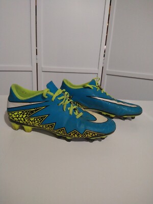 NIKE Hypervenom Phade II FG Women's Size 5 Blue Lagoon