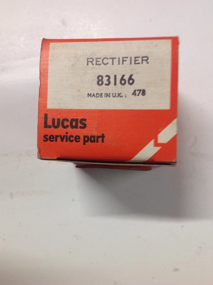 Triumph TR6 1973-76 Mercury Capri 1970-72 Nuevo de Lote Antiguo Lucas Rectificador Foto 2 de 4