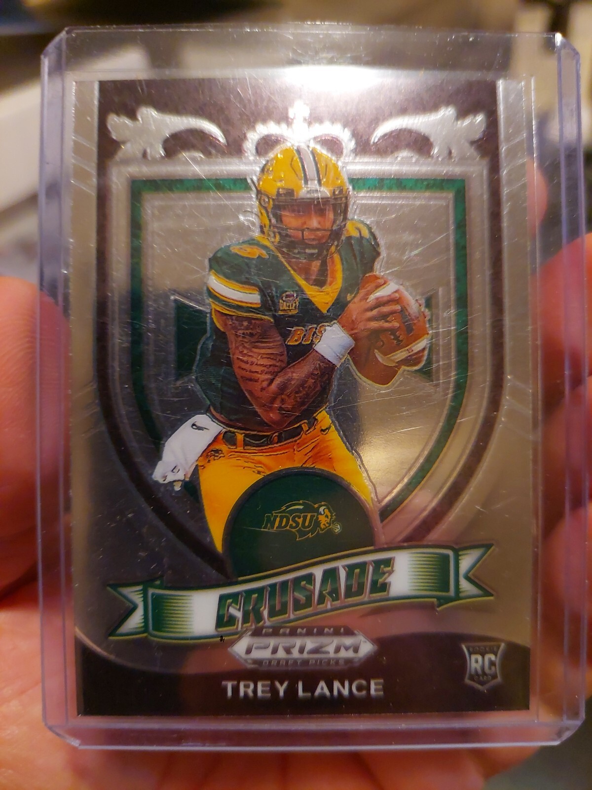 2021 Panini Prizm Draft Picks Trey Lance San Francisco 49ers Crusade RC #164