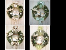 Türkranz  Schaf natur Willkommen Shabby Kranz Landhaus Frühling Sommer cremegrün