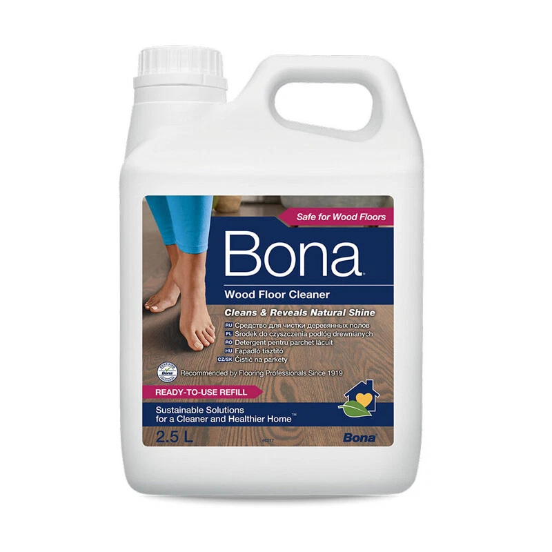 Bona 4L Wood Floor Cleaner for Timber Wooden Surface Cleaning Maintenance