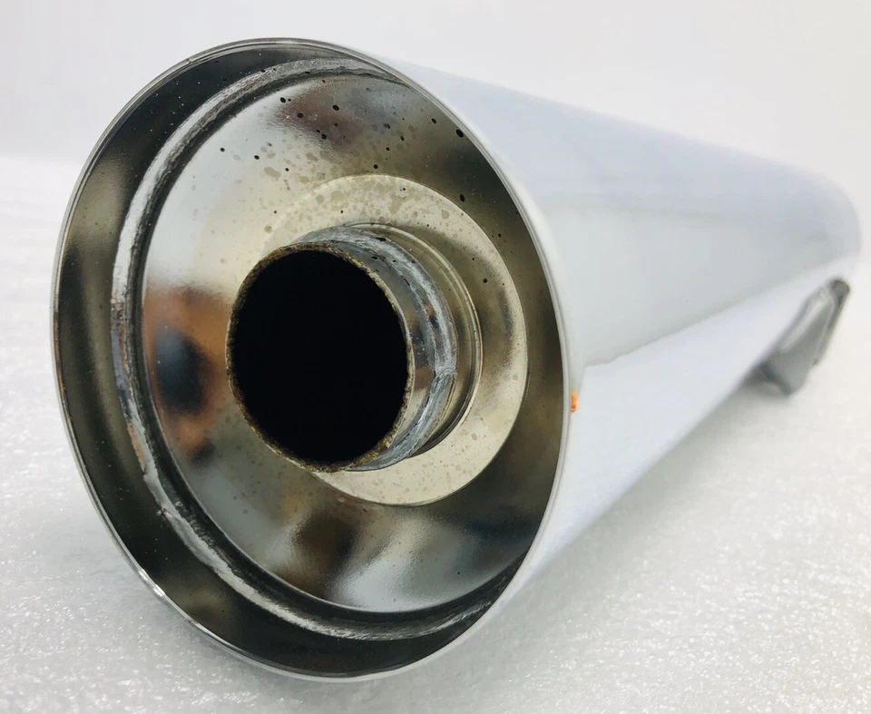 18+ HARLEY DAVIDSON SOFTAIL BREAKOUT LOWRIDER CHROME FACTORY EXHAUST MUFFLER - Image 3 of 4