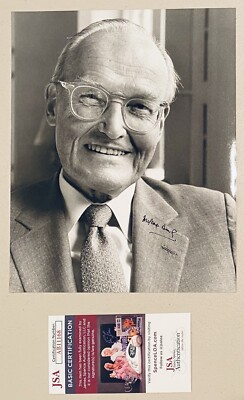 McGeorge Bundy Signed Autographed 8x10 Photo JSA Cert National Security Advisor