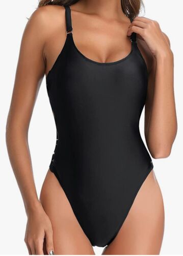 Tempt Me Women One Piece Bathing Suit Slimming Crisscross Lace Up Sexy Swimsuits