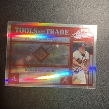 2004 PLAYOFF ABSOLUTE TOOLS OF THE TRADE SERIAL /100 MARCUS GILES ATL BRAVES