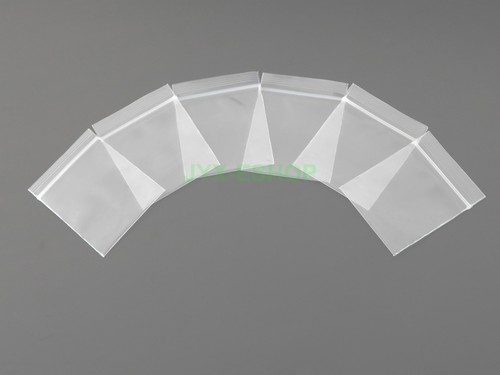 100 Small Reclosable Packing Zipper Bags 1.2" x 1.5" (30mm x 40mm) 4 Mil Thick - Picture 11 of 12