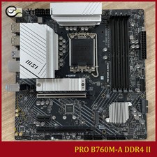 FOR MSI PRO B760M-A DDR4 II DDR4 4 128GB LGA 1700 HDMI DisplayPort Motherboard