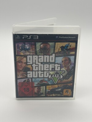 PS3 Sony PlayStation 3   GTA 5 Grand Theft Auto Five GTA V - CIB/ PAL