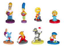 THE SIMPSONS 2003  SORPRESINE ZAINI - serie completa 8 pezzi