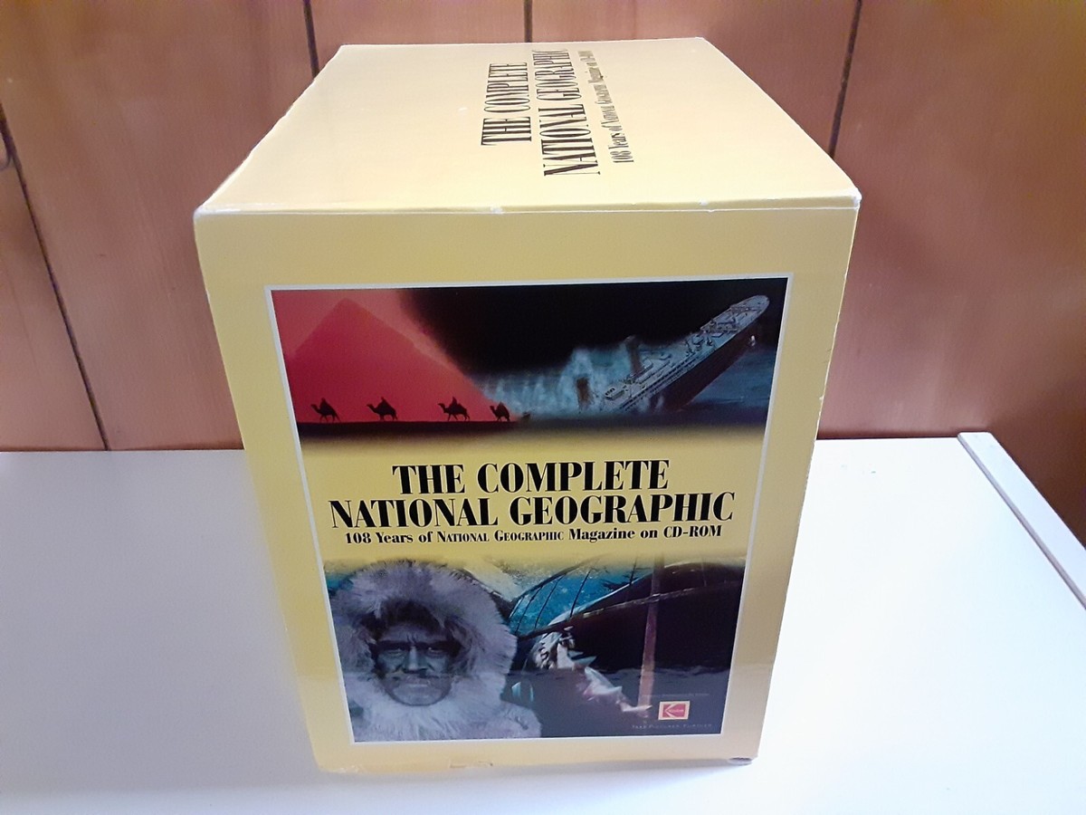 National Geographic 108 年　cd-Rom The Complete National Geographic 108 Years 30 CD-ROM Box Set