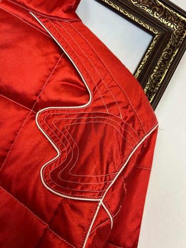 Vintage 90's Puma Racing Jacket Red Formula 1 Ferrari Marlboro Bomber Mens Sz M - Picture 19 of 19