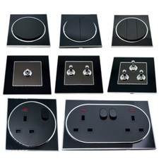 10A Two way Toggle Light Switch 13A Wall Electrical Light Screw Less Face Switch