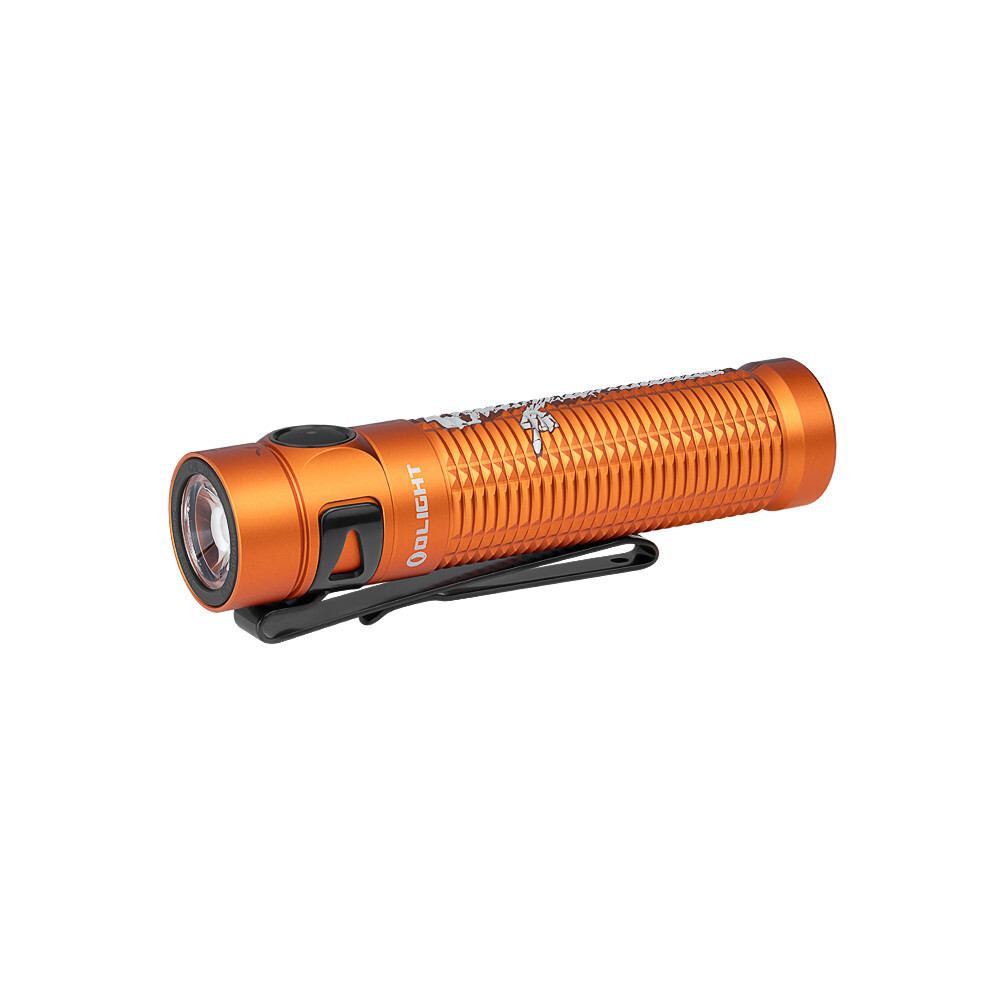 Olight Baton 3 Pro Orange Skeleton Rechargeable Flashlight, 1500 L