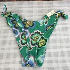 Aerie Cheekiest Bikini Bottom Size Large Floral
