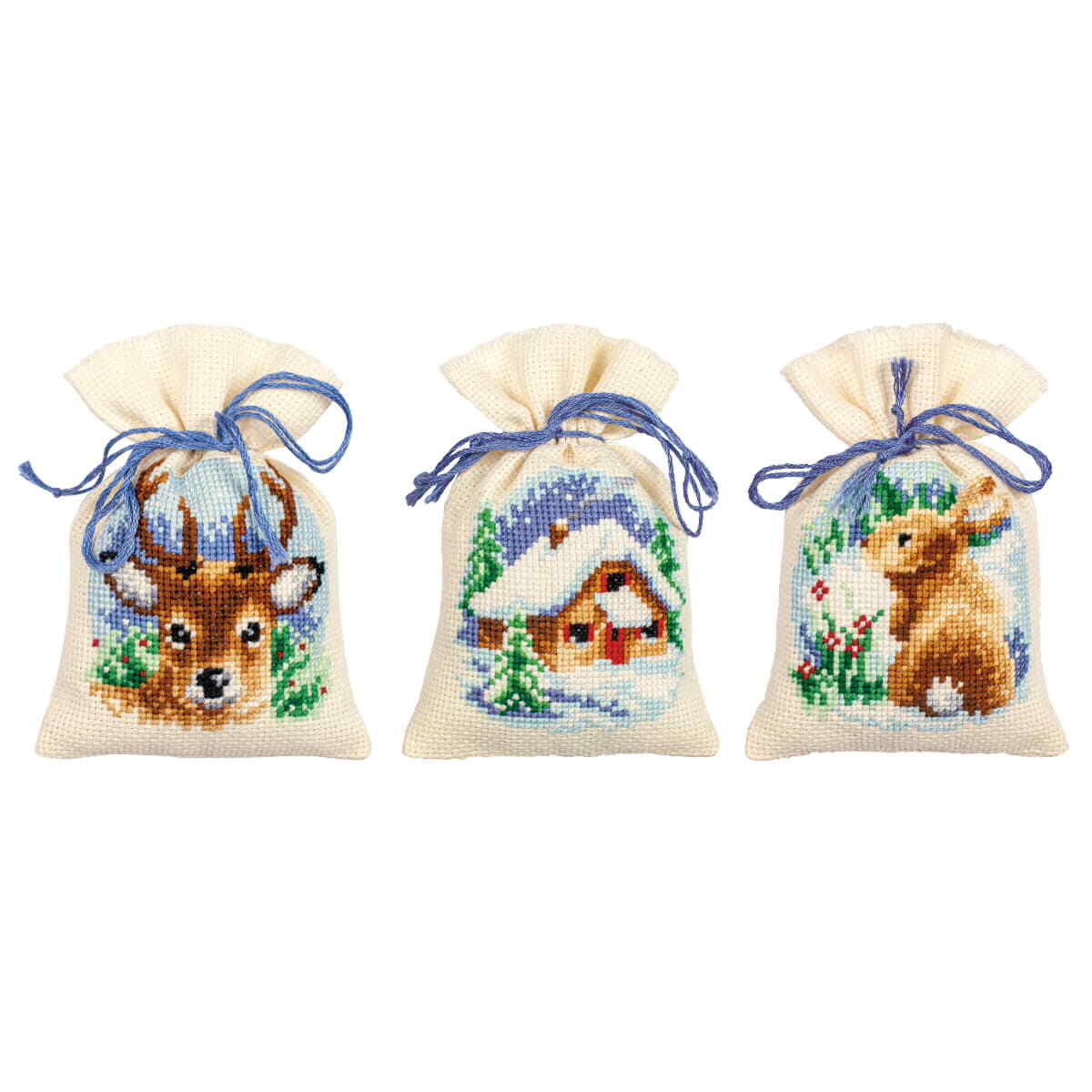 Bothy Threads Kreuzstich-Set „Winterzeit“ – 24x24 Cm