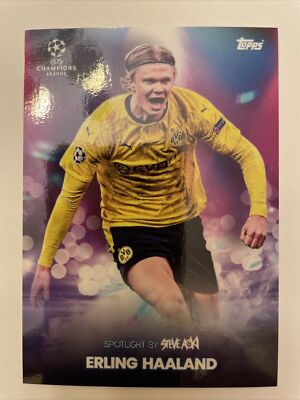 2021 TOPPS X STEVE AOKI ERLING HAALAND UEFA CHAMPIONS LEAGUE