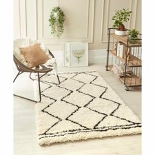 Image of Origins Berber cream/black rug, 160cm x 230cm