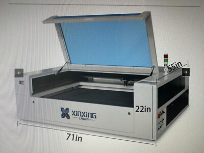 XIN XING laser engraver machine used just for the initial setup (basically new)