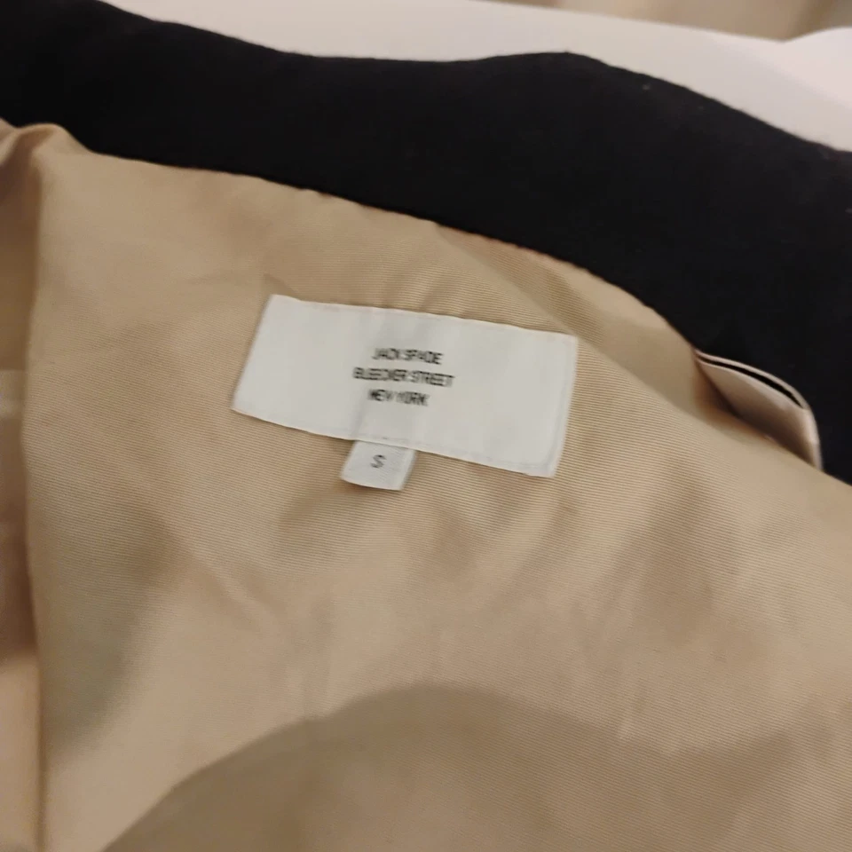 JACK SPADE Bleeker Street - Mens S Bomber Blue 80% WOOL Jacket - Image 4 of 4