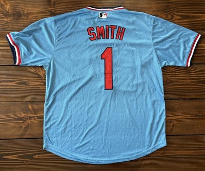 Ozzie Smith #1 St. Louis Cardinals Majestic Baseball Jersey Blue - Size XL