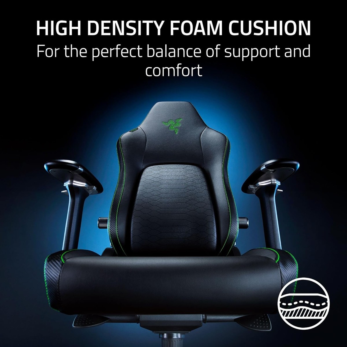 Razer Iskur V2 Gaming Chair with Adaptive Lumbar Support
