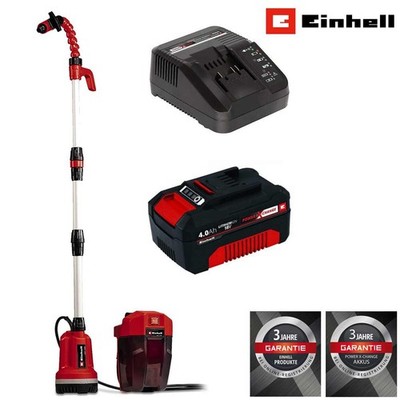 Einhell Akku Regenfasspumpe GE-PP 18 RB Li  18V ( mit Akku 4.0 Ah / Ladegerät )