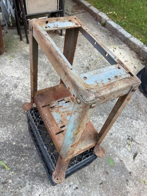 Delta  Rockwell 14'' Band Saw Bolted Flared Splayed Leg Stand & 10'' Table Saw